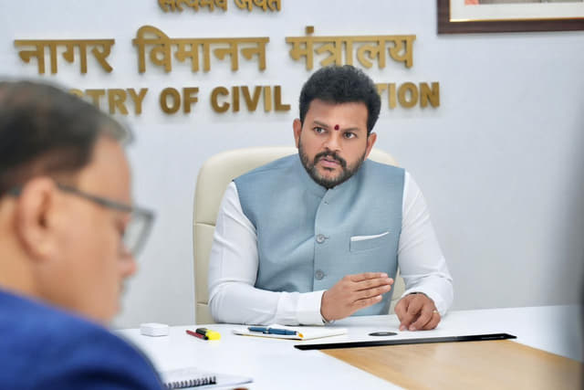 Civil Aviation Minister Ram Mohan Naidu