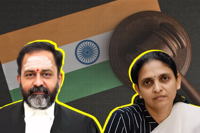 Justices GR Swaminathan (left) and Honey M Varghese (right).