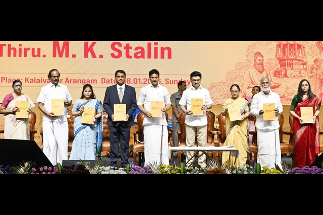 Stalin cited the global recognition achieved by Kannada writer Banu Mushtaq following the English translation of Heart Lamp.