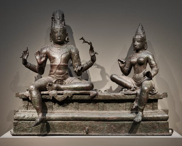 Shiva and Uma (Somaskanda) from 12th century. (Img credit: Smithsonian)