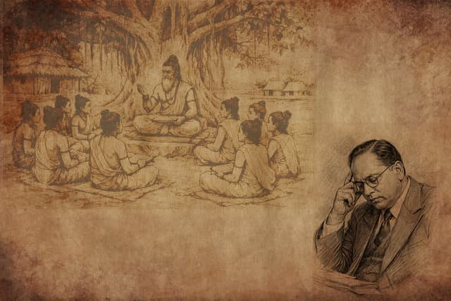 Dr. Ambedkar considered the pre-Buddhist pre-Smriti era Gurukul system as highly positive.
