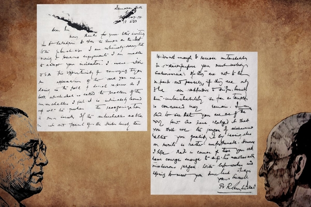 Dr. Ambedkar's letter to Veer Savarkar, 1933