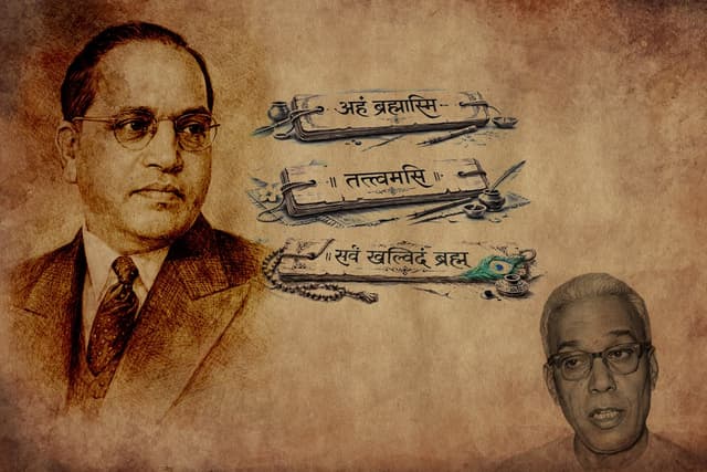 Deoras pointed out how Dr.Ambedkar considered Upanishadic Mahavakyas as the basis for democracy.