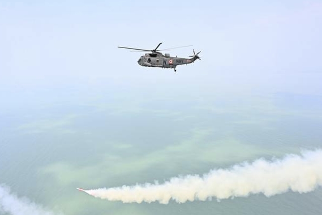Indian Navy and DRDO Succeed in First Salvo Launch of Indigenous Anti-Ship Missile — image 1